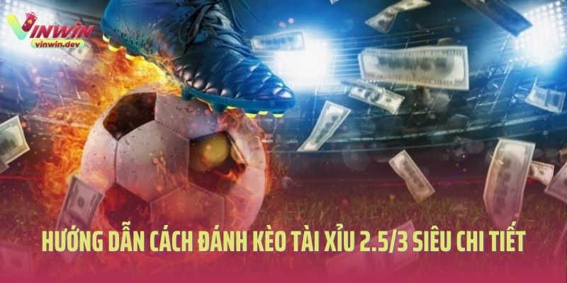 Vinwin hướng dẫn cách đánh kèo tài xỉu 2.5/3 siêu chi tiết