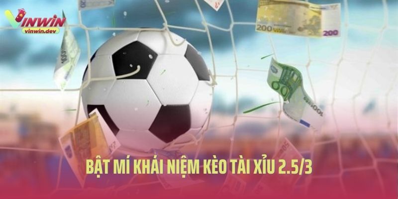 Vinwin bật mí khái niệm kèo tài xỉu 2.5/3 là gì?