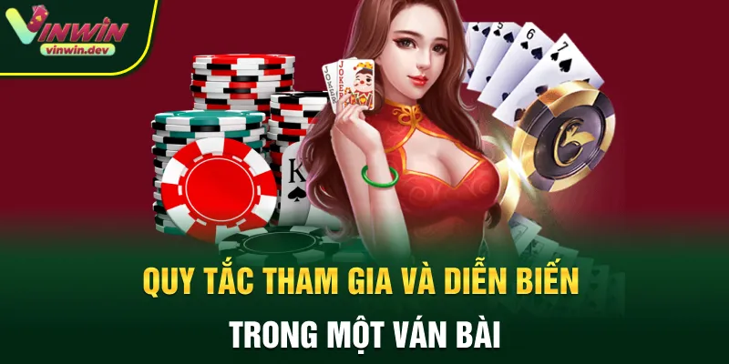 Quy tắc tham gia và diễn biến trong một ván bài